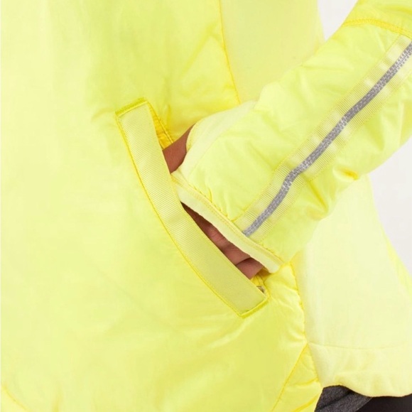 lululemon athletica Neon Yellow What the Fluff Pullover Jacket - Picture 4 of 14